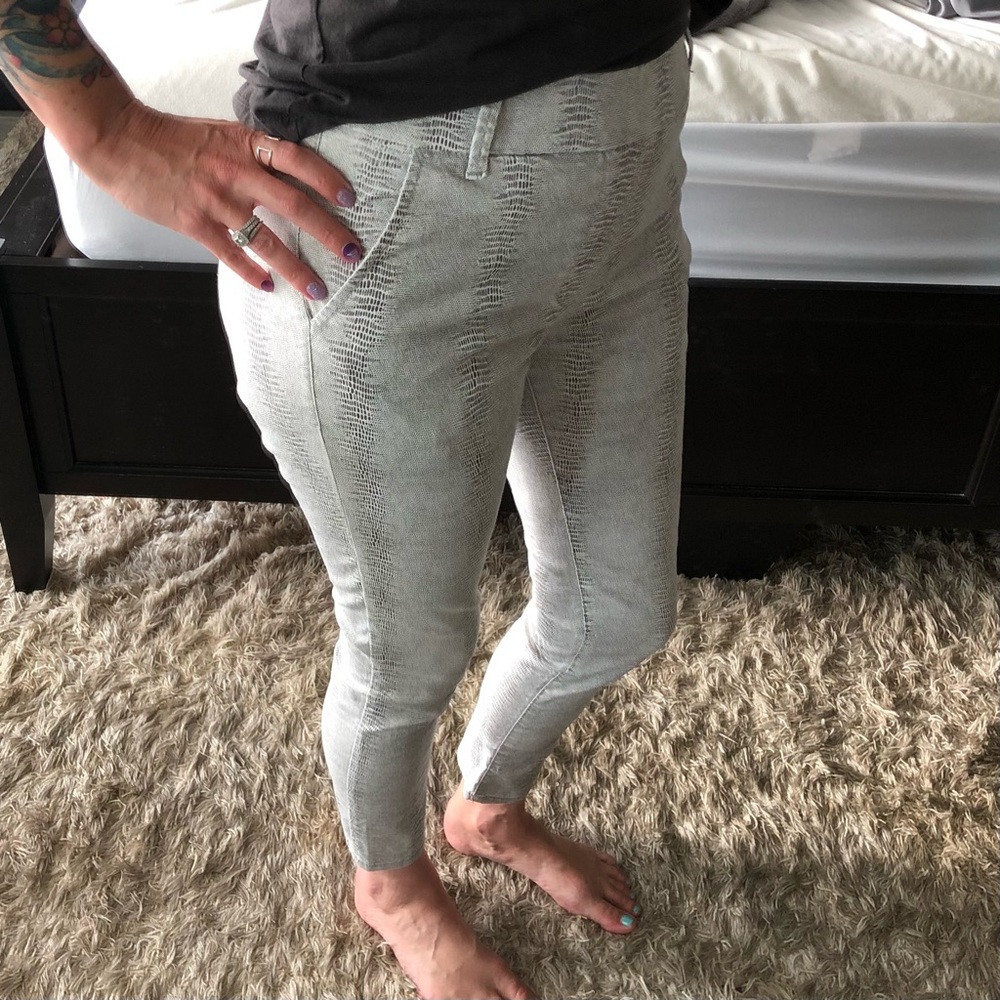 Bevy Flog Dafina Pants - White Python! - image 1